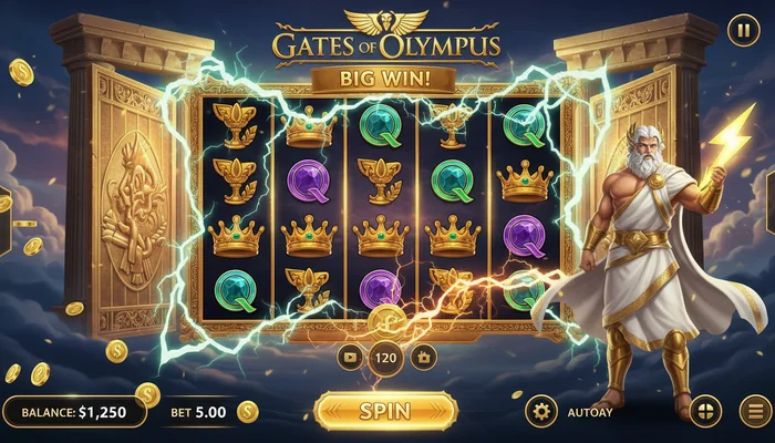 Gates of Olympus স্লট গেম Krikya Casino