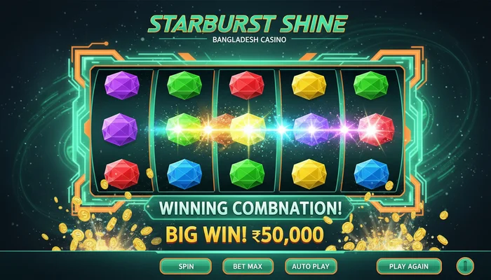 Starburst স্লট গেম Krikya Casino